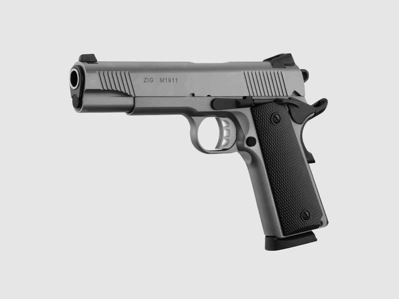 PISTOLE TISAS – ZIG M 1911 INOX 5 » (45ACP), Bild 3 von 4