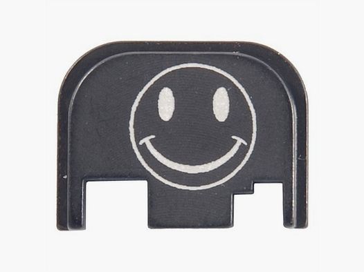 Schutzplatte für Verschluss / Slide plate Glock – Smiley Face