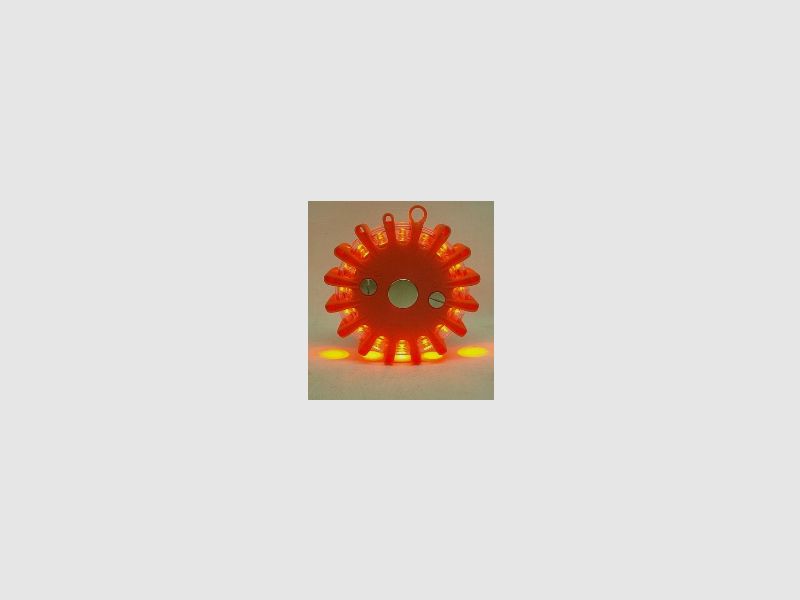 Wildmarkierer und Warnleuchte - 16 rote LED*s,inkl.Batterie