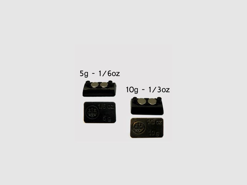 Beretta – SET DE POIDS MAGNÉTIQUES POUR CANNE 90g