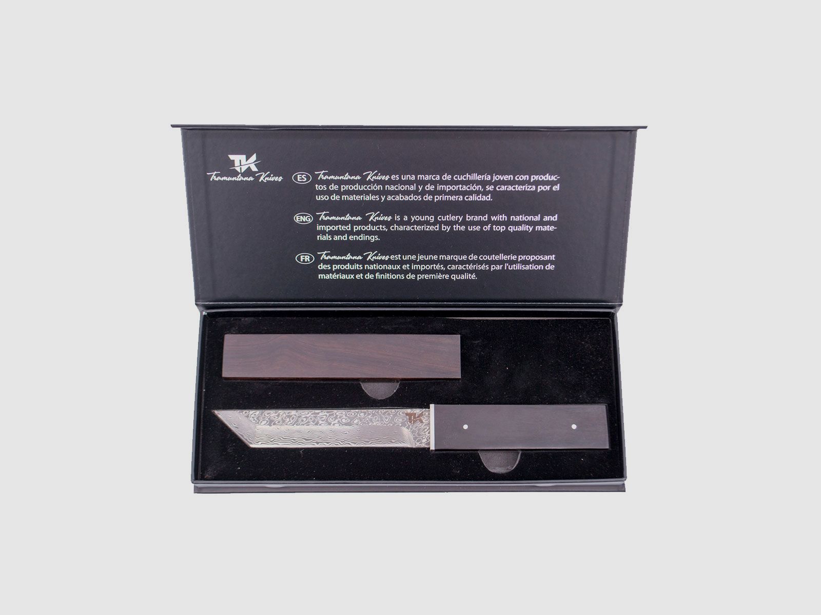 Knife – Tramuntana Knives – Tanto Tramuntana TK Damascus, image 2 of 5