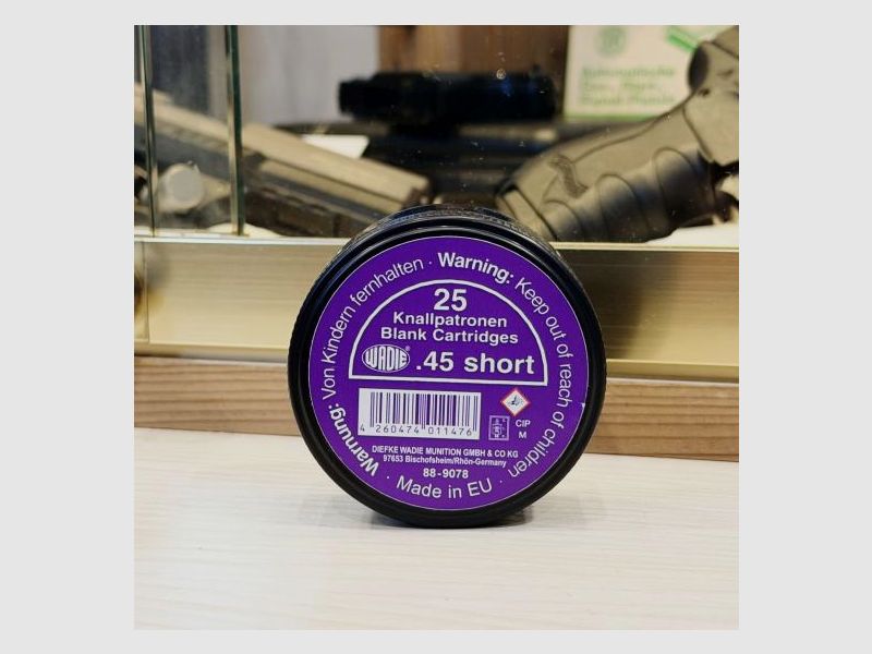 Wadie blank cartridges .45 short - 25 shots