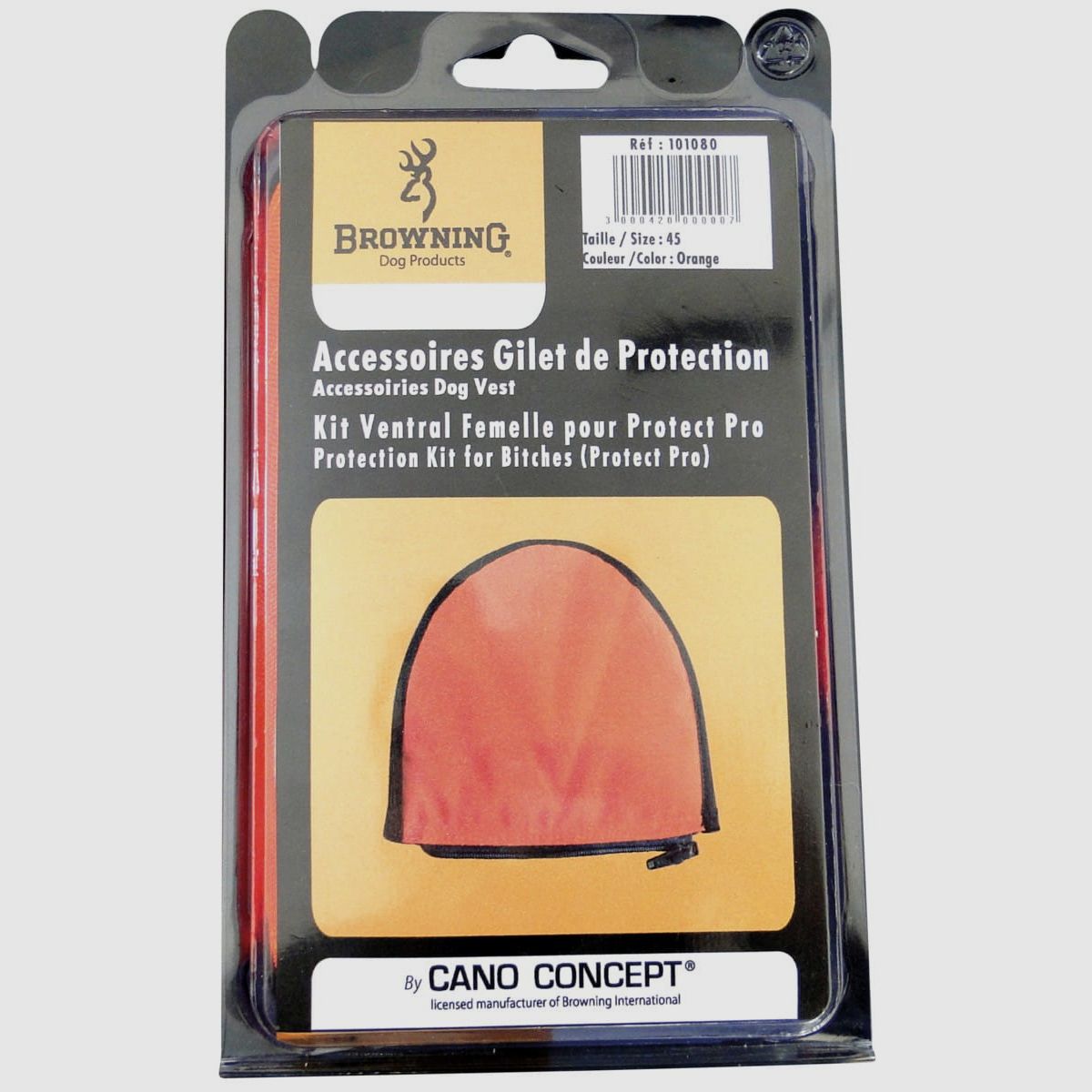 Protección abdominal para perras - para chaleco de protección para perros Browning