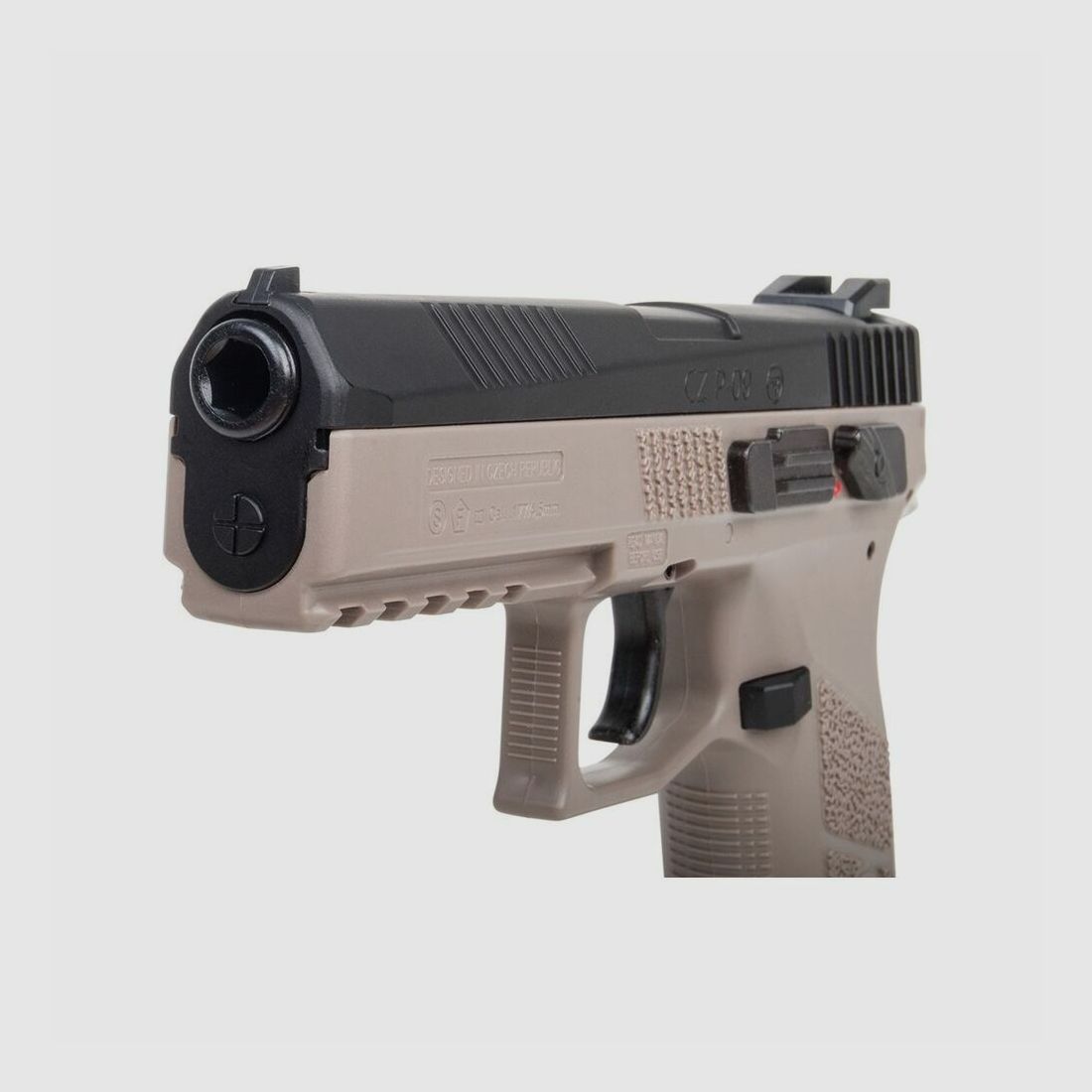 CZ 75 P-09 Duty Bicolor 4,5mm Arma ad aria Co2 BlowBack, immagine 3 di 8