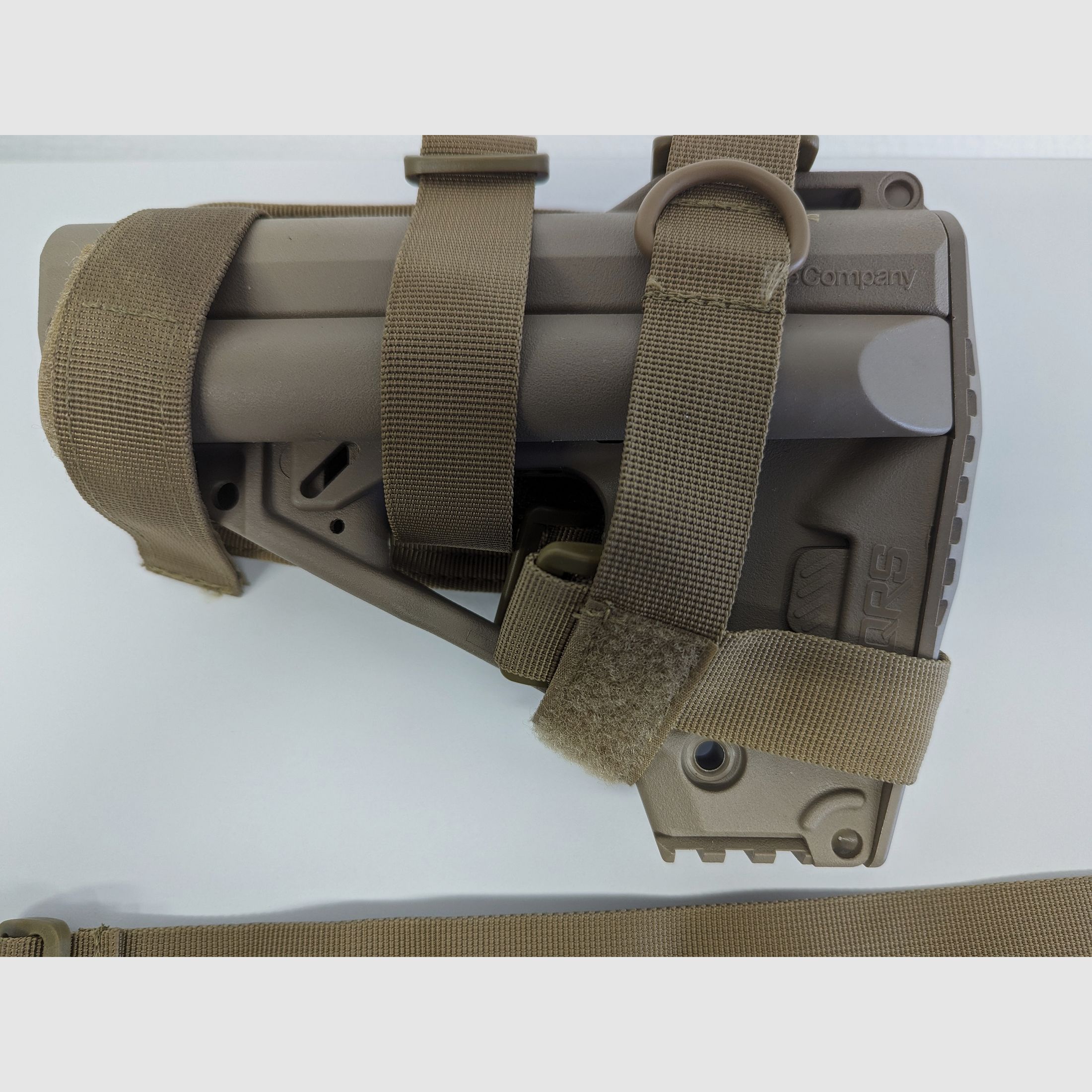 Condor Airsoft Softair bolsa pouch para baterías LiPO más grandes M4 AR15 culata trasera FDE Coyote