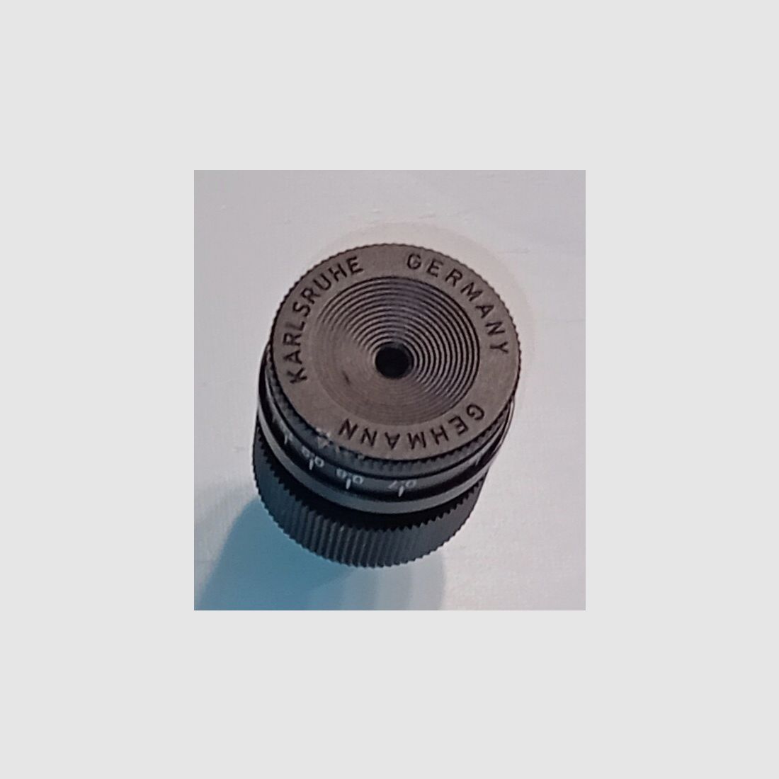 Gehmann Iris diaphragm disc with optics