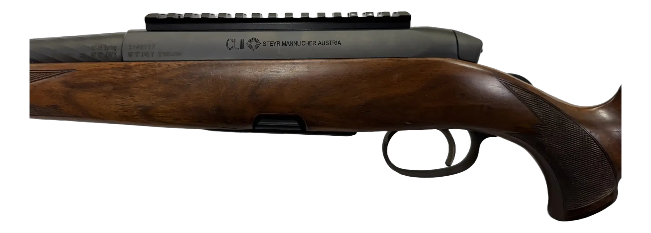 Steyr Mannlicher CL II .30-06 met kolfverstelling met loopdraad, afbeelding 6 van 6