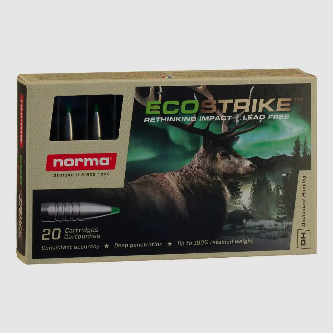 Norma Ecostrike 9,7g/150grs à20 .30-06 Spring, Bild 1 von 2
