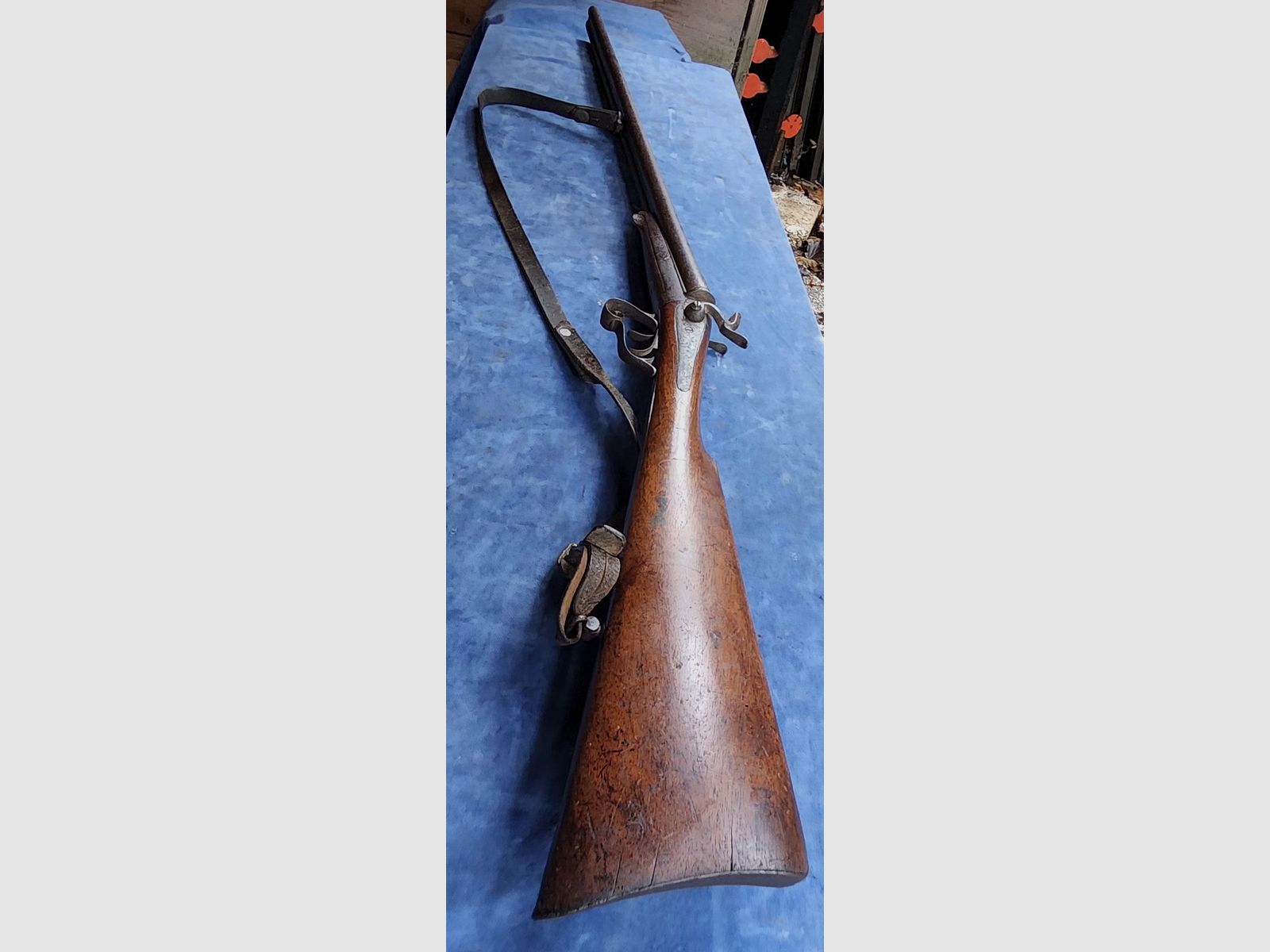 Fusil à broche à deux canons cal. 16, à restaurer, image 11 sur 13