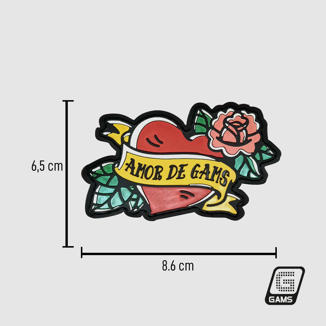 Patch Amore Gams, immagine 2 di 2