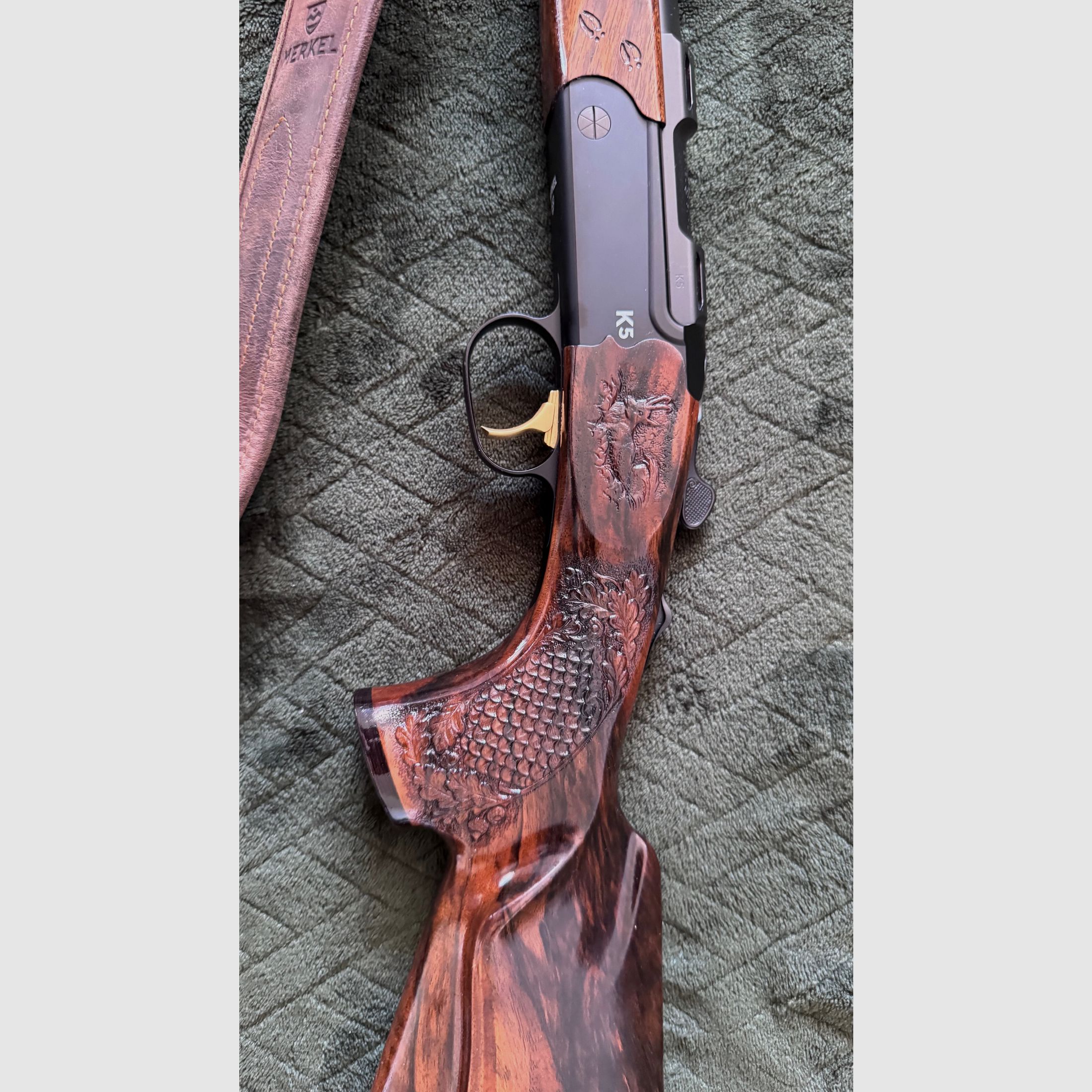 Merkel K5 extrem lujo versión con grabado personalizado .308 no k95 