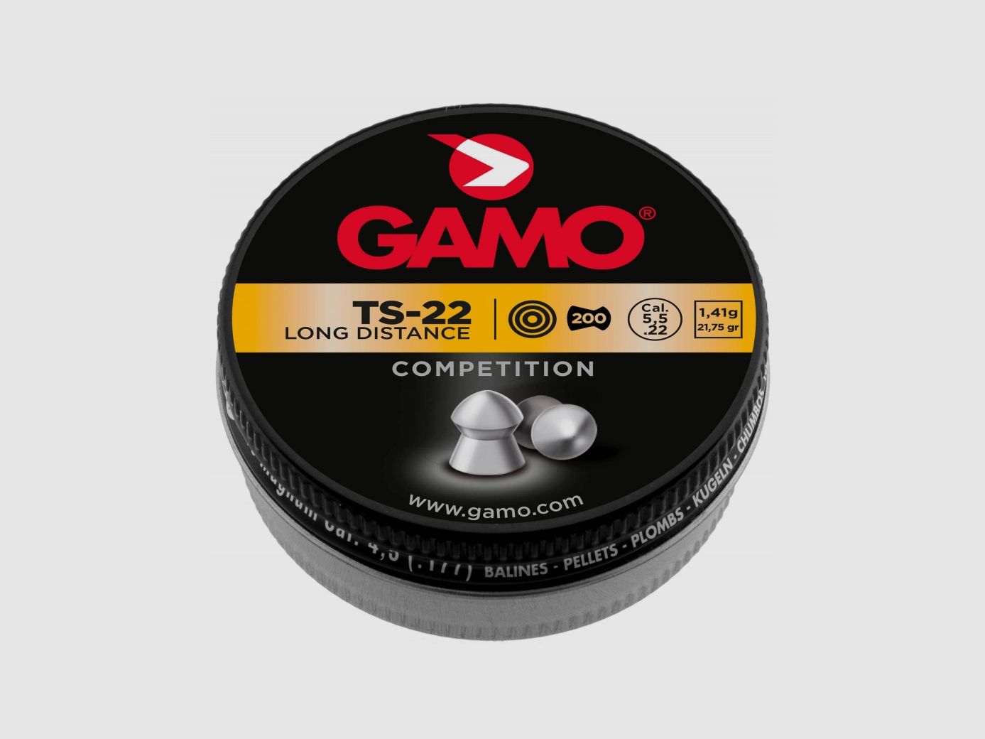 Plombs Gamo TS-22 Longue distance 5,5 mm, image 2 sur 2