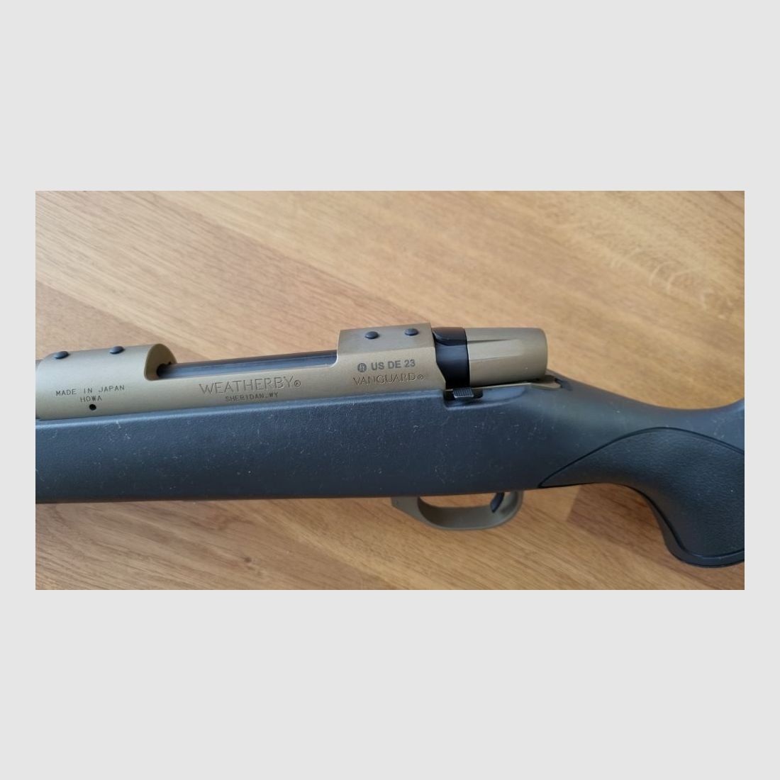 Weatherby Vanguard Weatherguard Bronce, opcional con ZF Falke