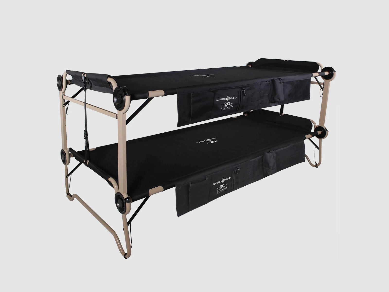 Disc-O-Bed Feldbett 2XL mit Seitentaschen