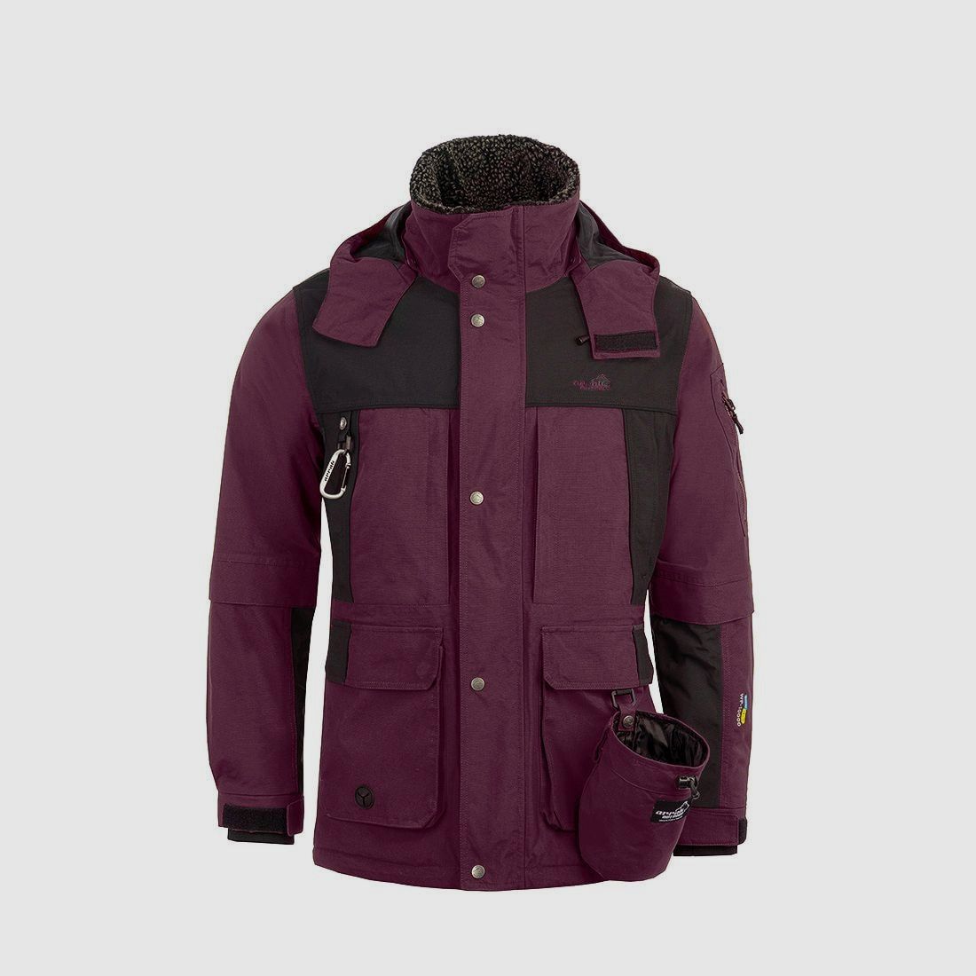 Arrak Outdoor Original Jacket Hommes Bourgogne/Noir M