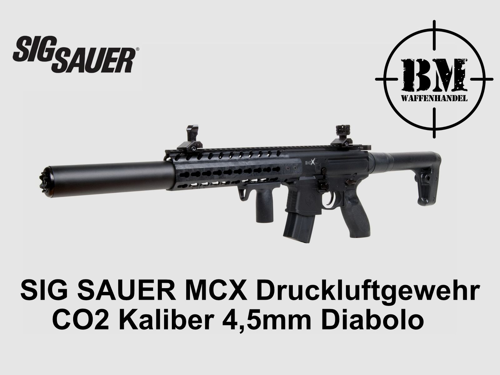Sig Sauer MCX air rifle CO2 4.5mm diabolo air rifle, image 1 of 5