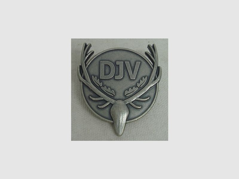 DJV Hutabzeichen - altsilber,35x39mm