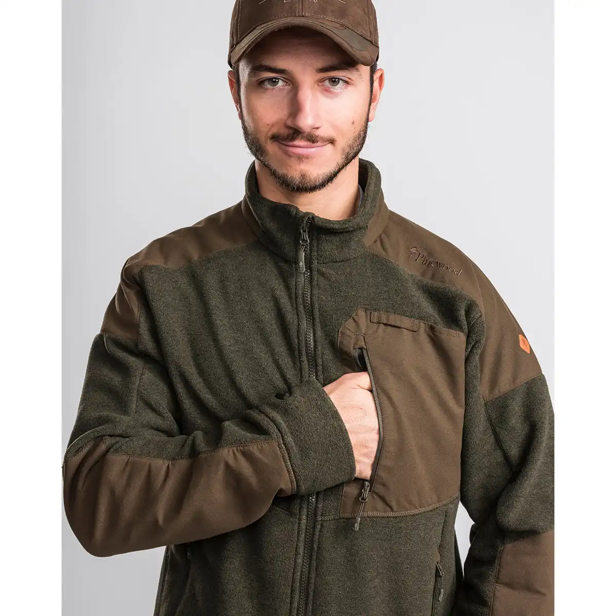 Pinewood Småland Forest Fleece Jacket – gilet in pile da uomo, immagine 6 di 9