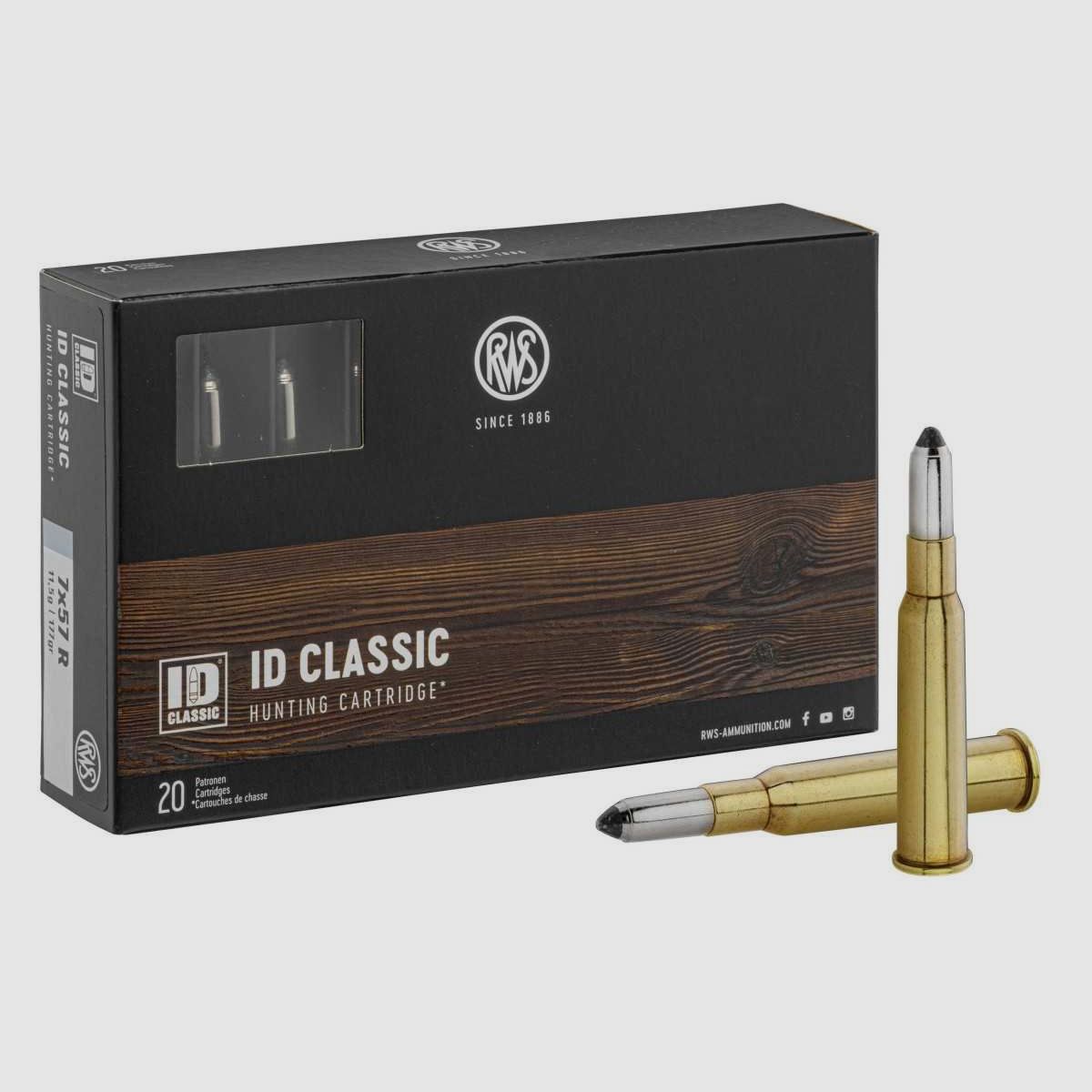 RWS 7x57 R ID Classic 177 gr / 11.5 g - ID 177 gr / 11.5 g, image 1 of 4