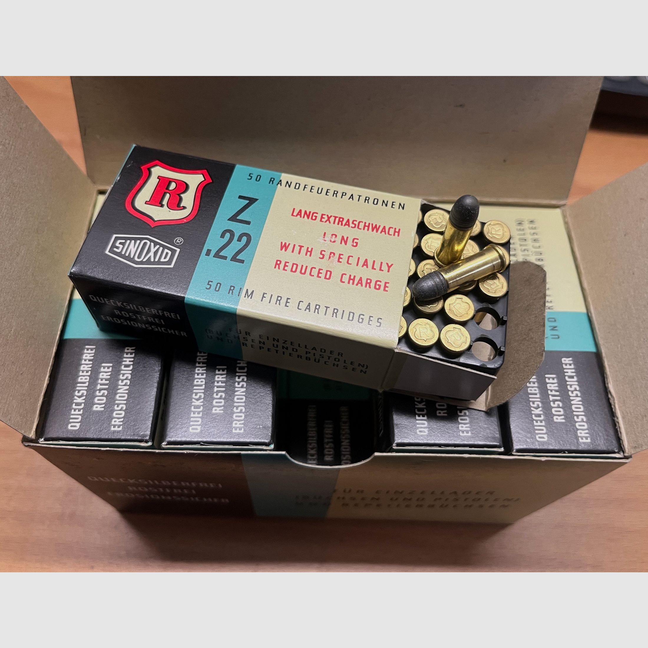 Munición de calibre pequeño .22 l.r. lfB RWS Z Lang - 50 unidades