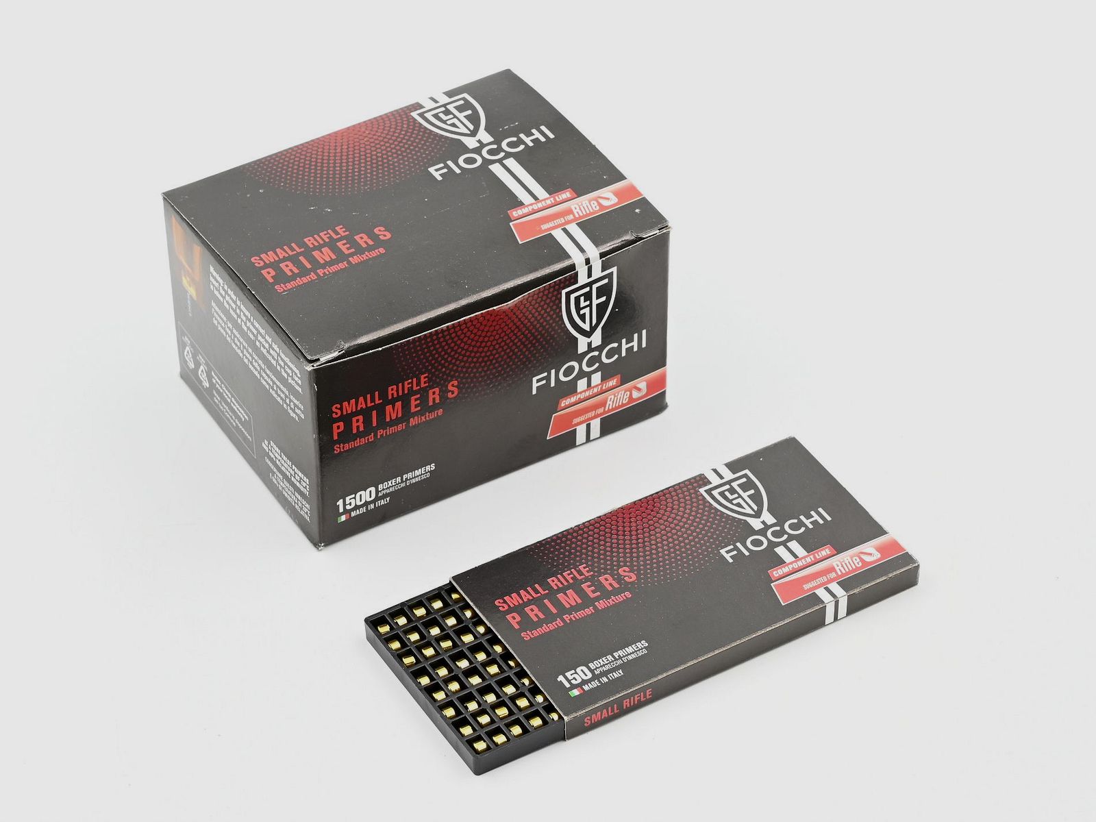 Zucchini Fiocchi Small Rifle Boxer, 4.5mm, 1.500 pz, per 223 Rem