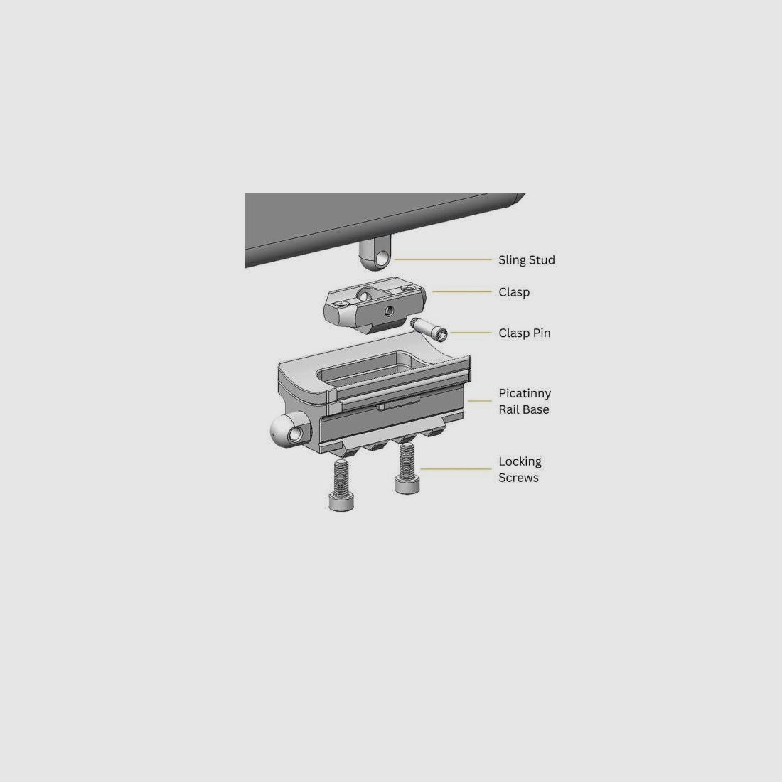 Zweibein – Vanguard Equalizer Pivoting 1QS – Carbon, Bild 4 von 14