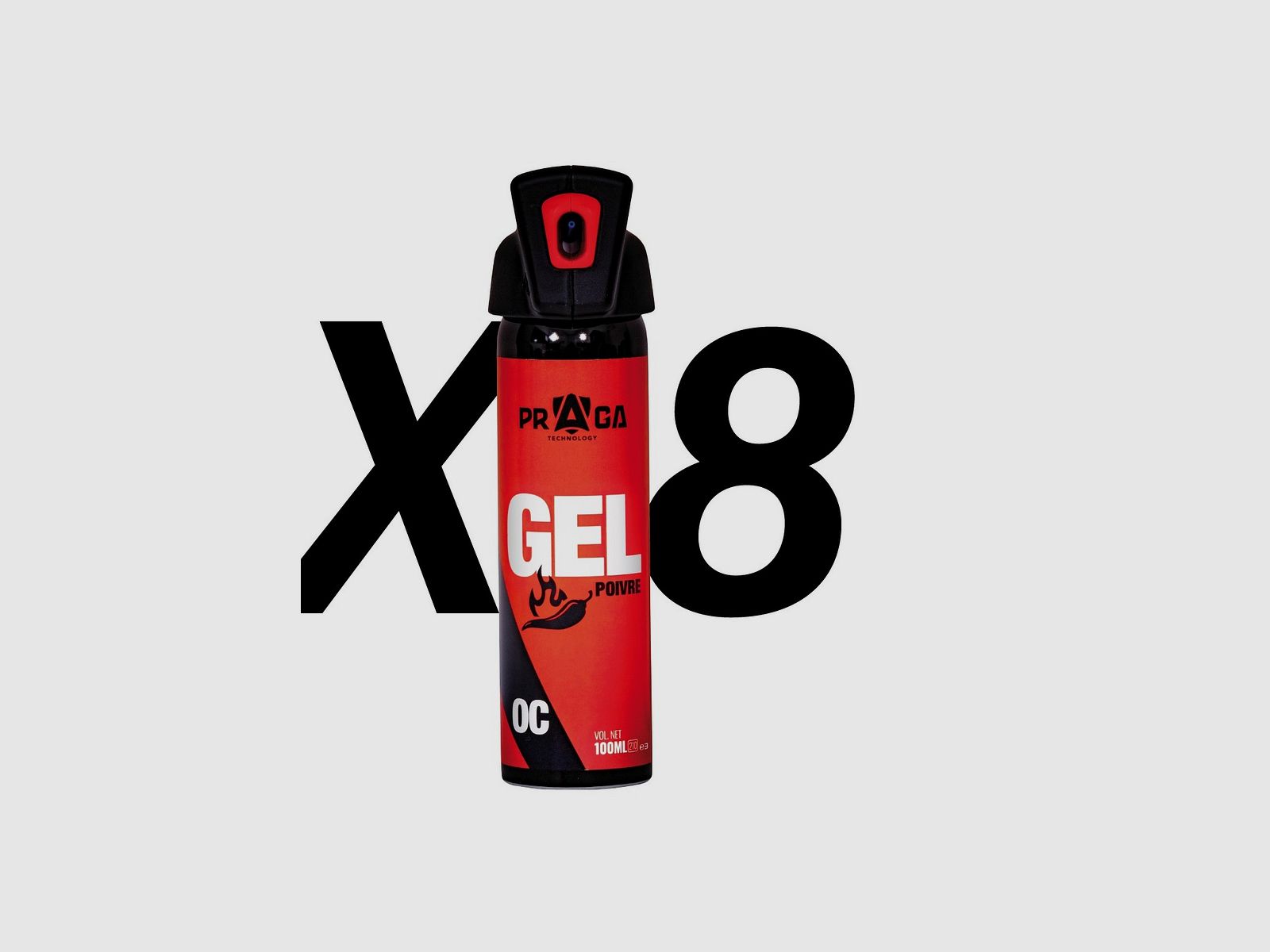 Pack Praga Technology bom rode peper pro 100ML X8