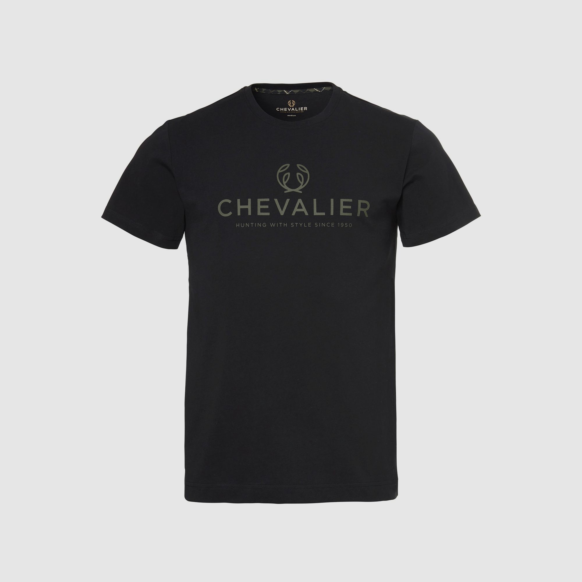 Chevalier Logo T-shirt Black Night Herren XL