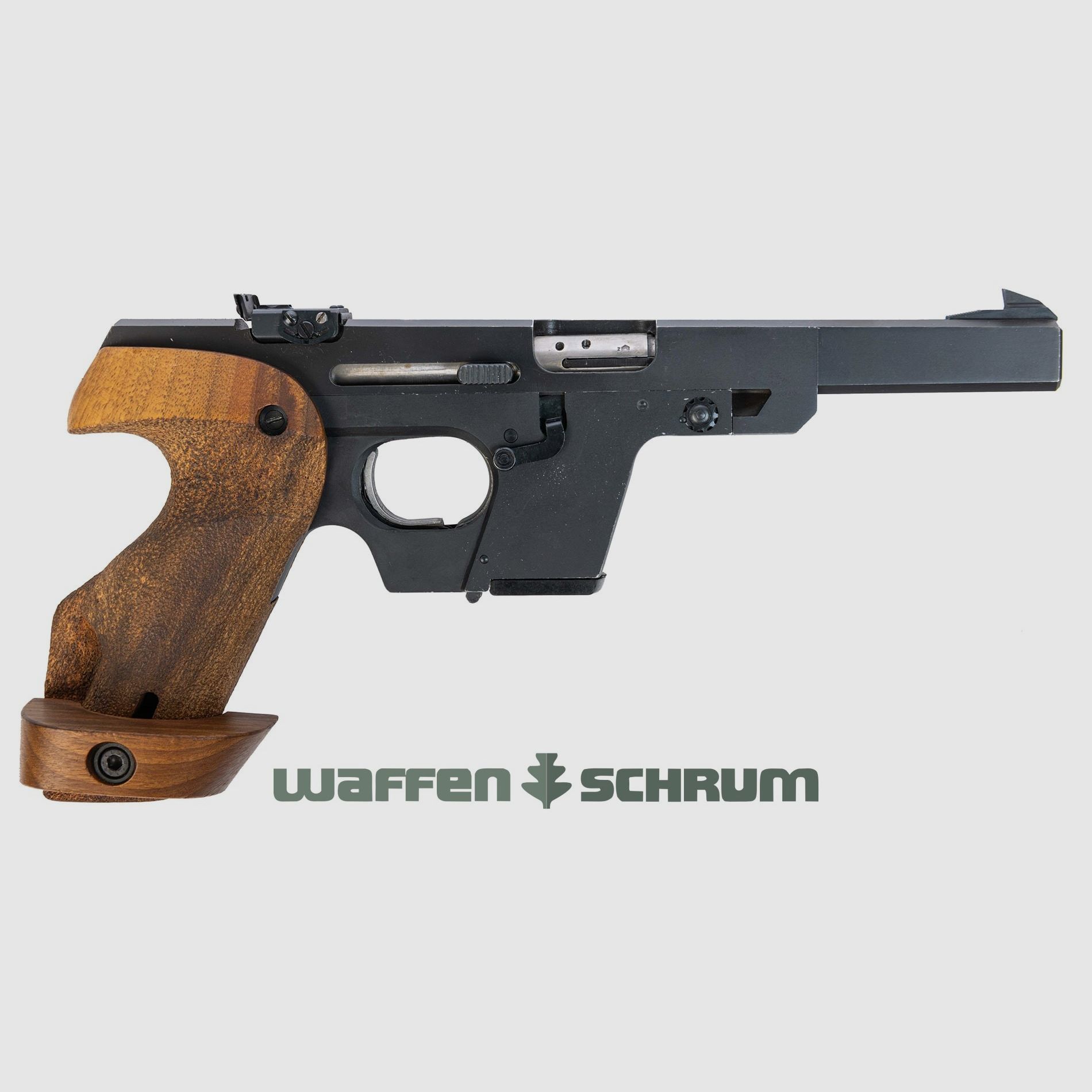 Walther Mod. GSP  , verstellbare Visierung, Verschlussfanghebel, .22lr