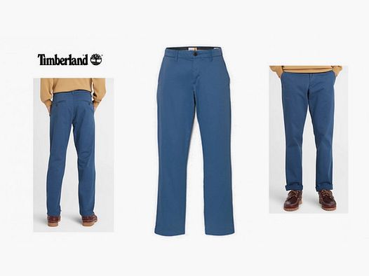 TIMBERLAND Pantaloni Chino Claremont blu