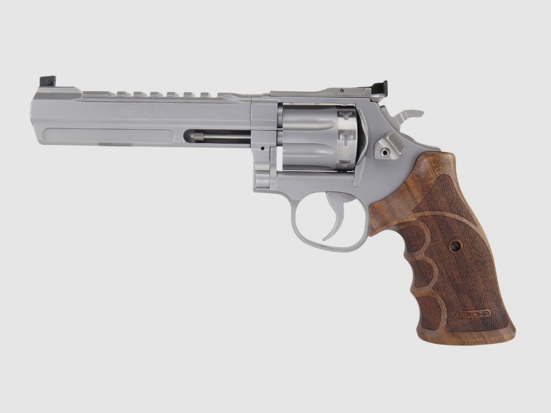  SPOHR 286 Competition Stainless .22lr 6 cali Revolwer Wyprodukowano w Niemczech, zdjęcie 3 z 12