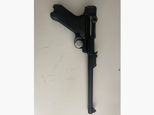 P08 GBB von WE, Drum Mag, Nuprol premium Rot Gas 