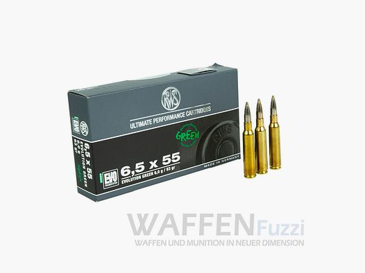 RWS 6,5x55 Evo Green 20 coups