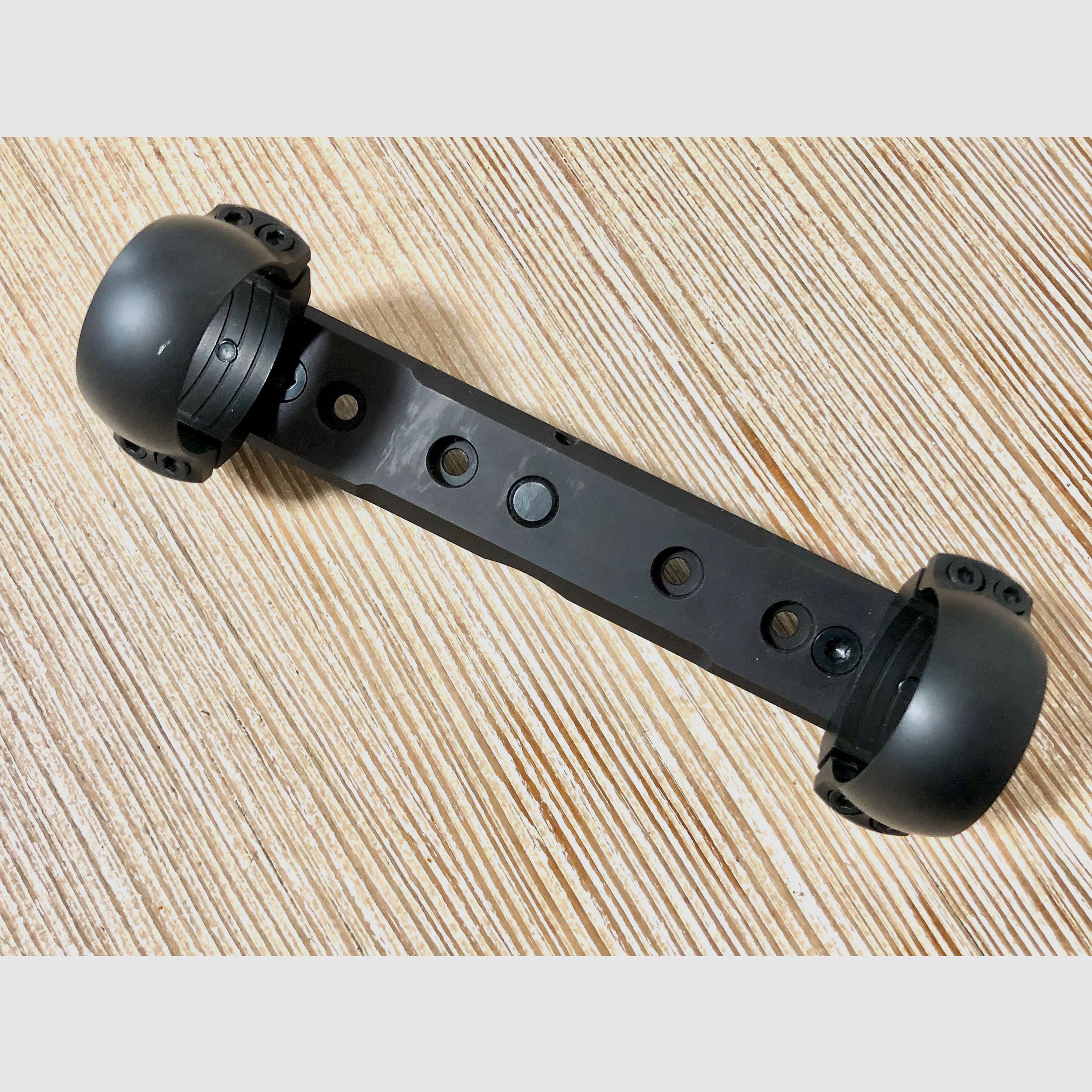 Dentler mounting rail BASIS with rings "steel