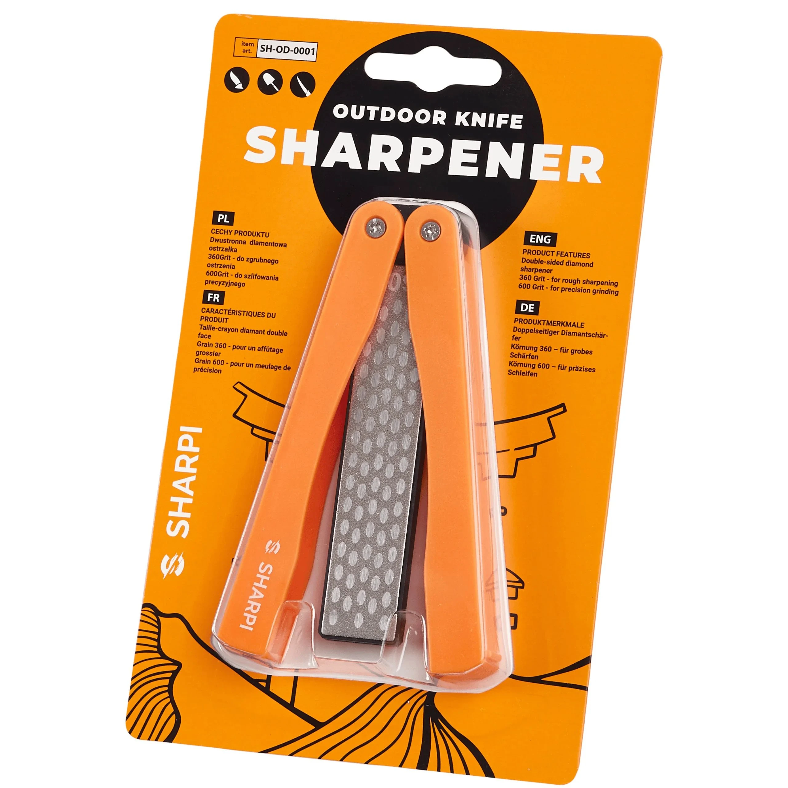 Faltbarer Diamantschärfer SHARPI Butterfly 360/600 SH-OD-0001