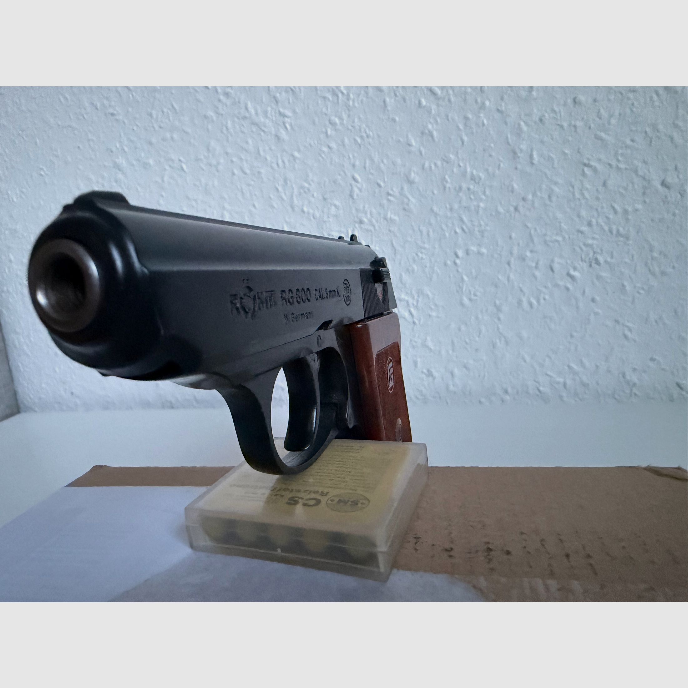 Röhm RG 800 8 mm K. blank firing gas pistol OVP