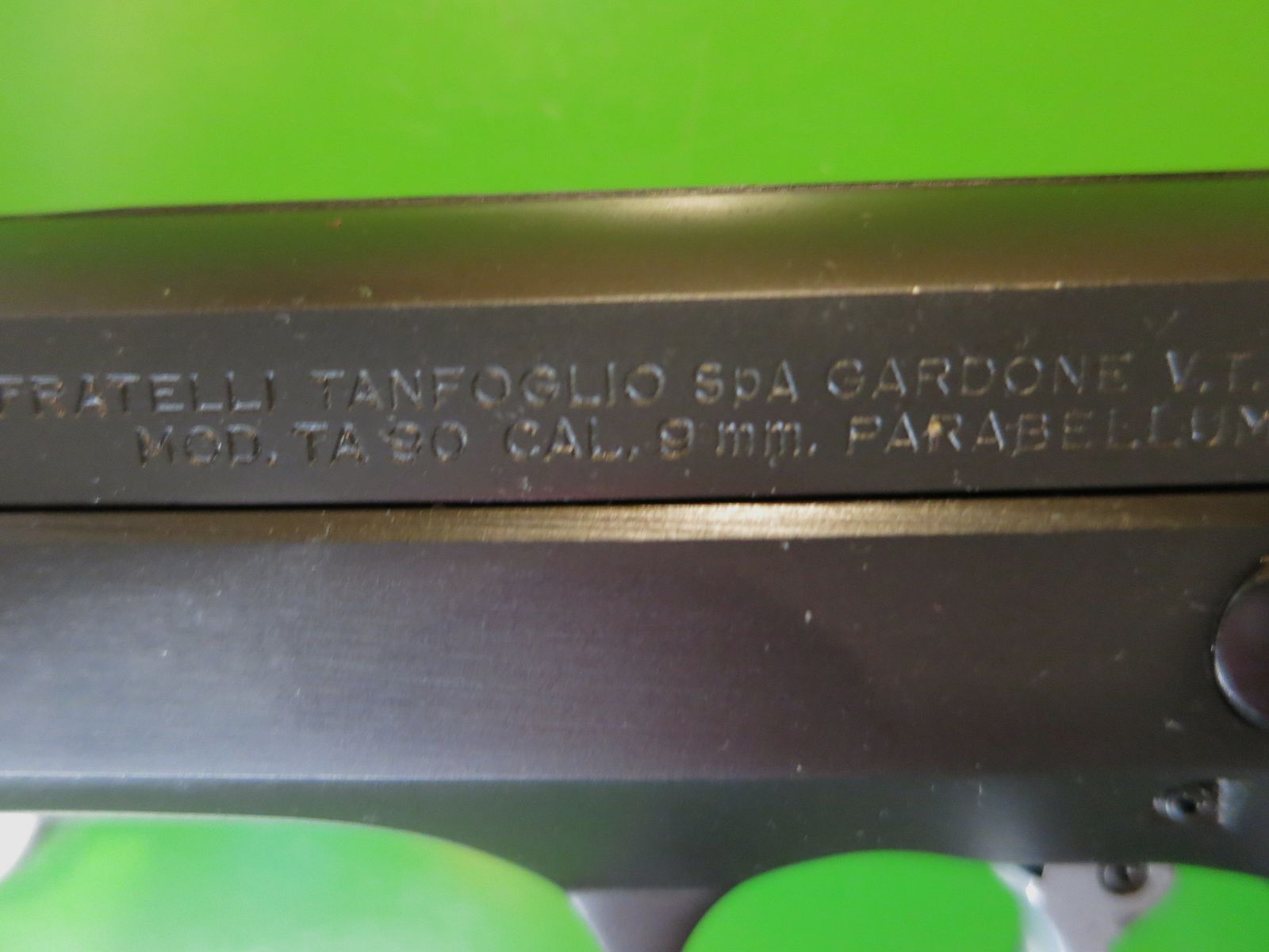 Tanfoglio TA90, semi-automatic. Self-loading sports pistol, the IPSC classic, caliber 9 × 19 mm       #66-