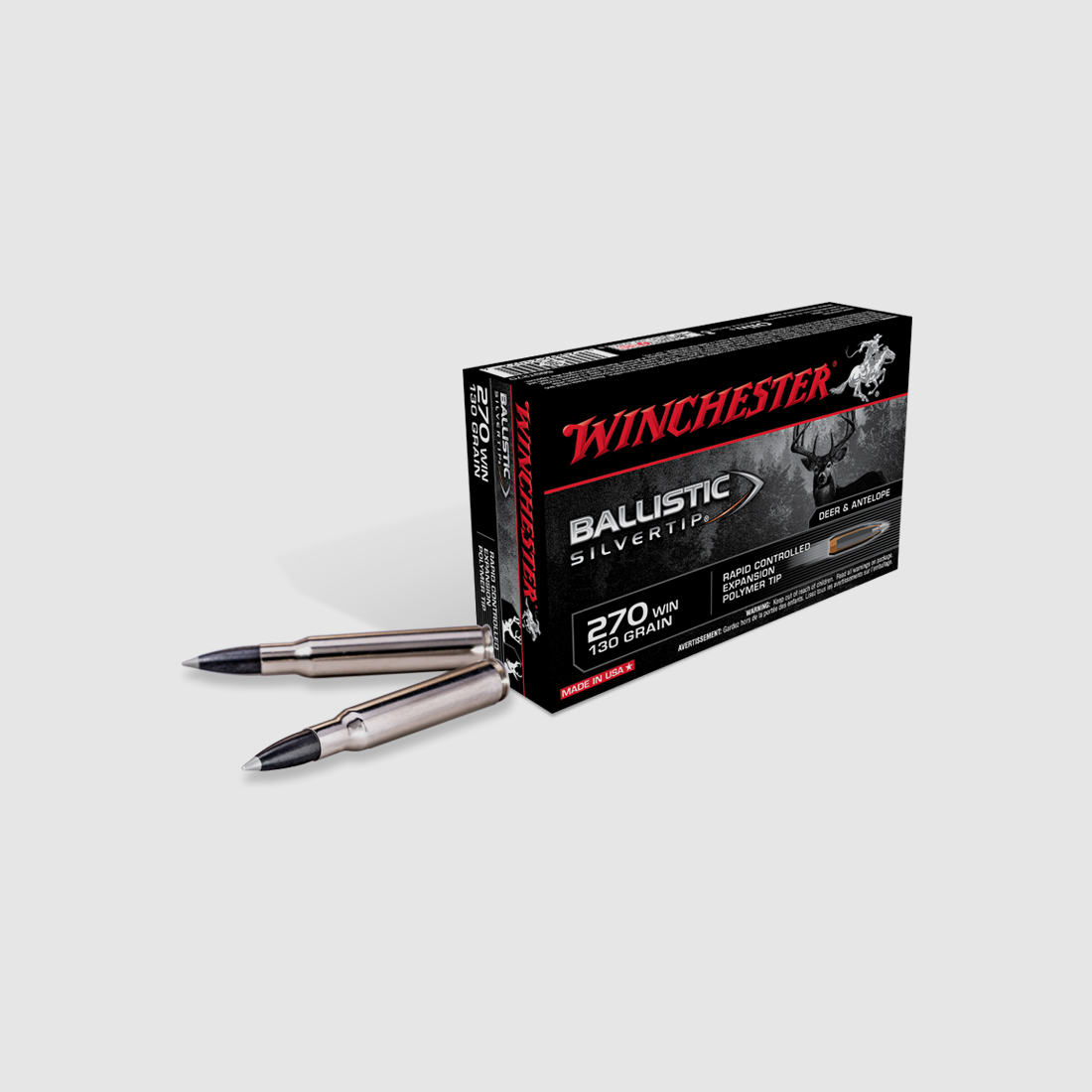Winchester .308Win 150grs/9,7g Ballistic Silvertip