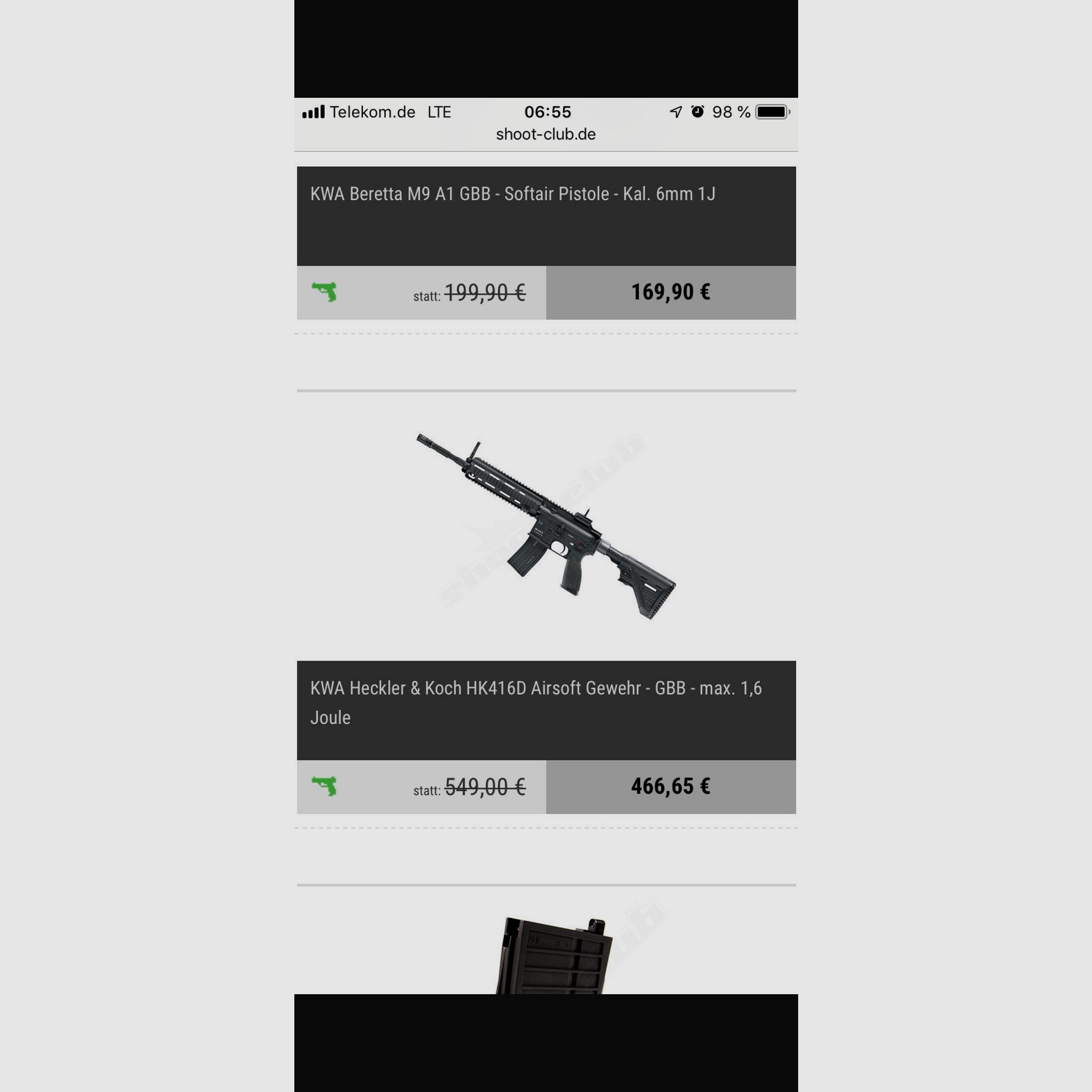 KWA HK 416d  (Gbb)