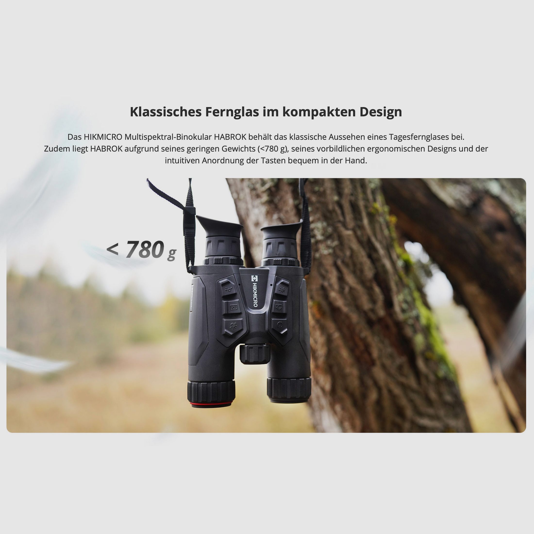 Hikmicro Binocular Habrok HQ35L Thermal Imaging/Night Vision/Digital Camera 850Nm 2560 x 1440