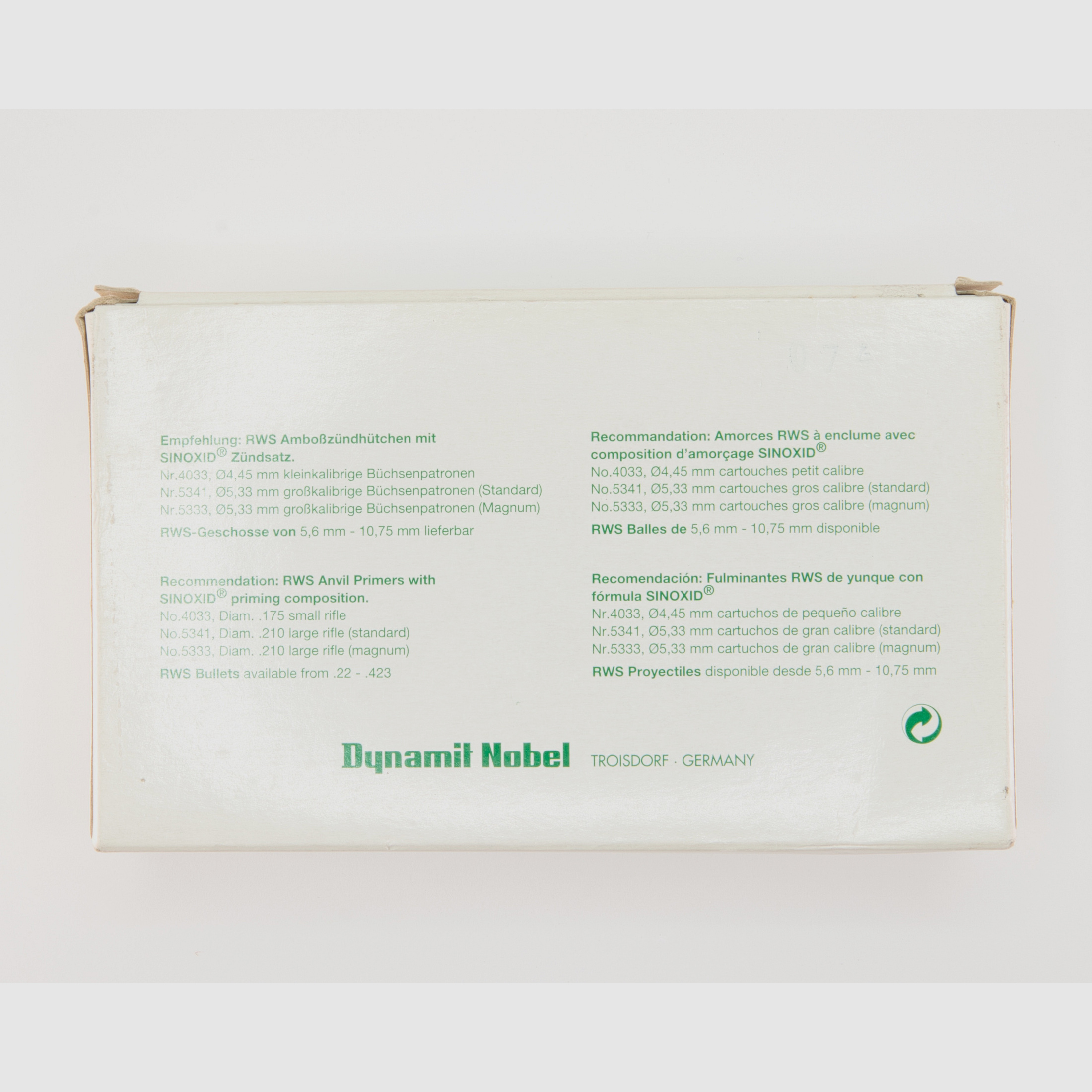 Hülsen RWS 6,5x65R 20 Stück