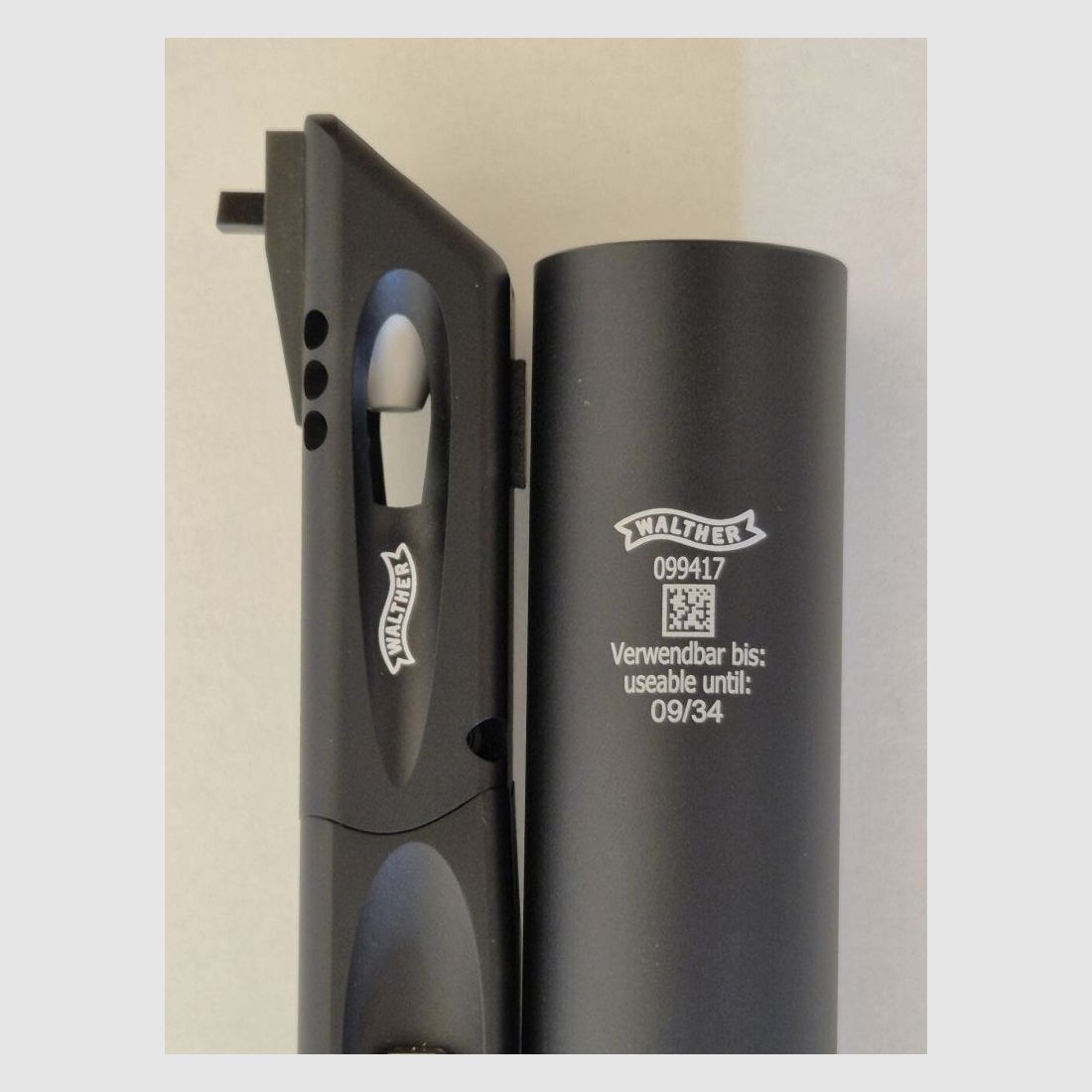 Pistola ad aria compressa Walther LP500 Expert, M-Abzug, impugnatura L destra