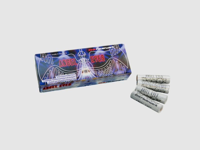 Zink Feuerwerk ANGEL EYES Sternbombetten 20 Stk. 15 mm