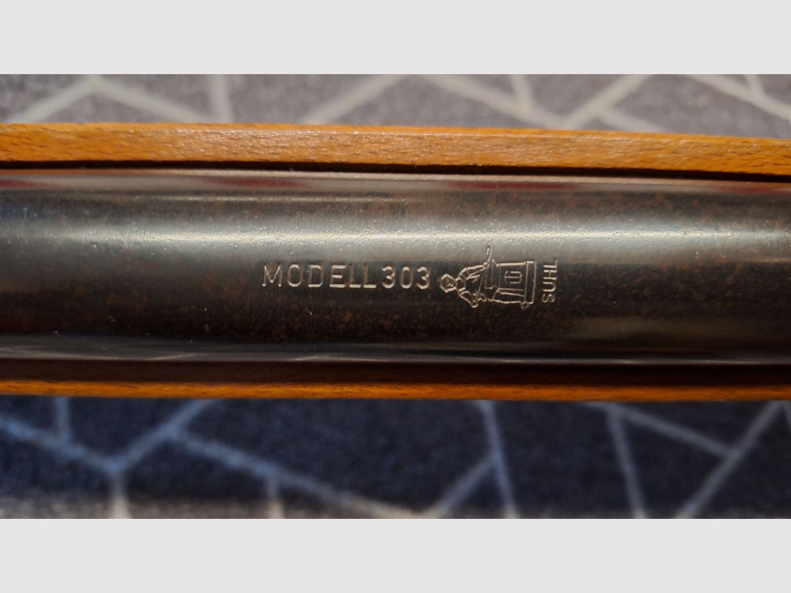 Rifle de aire modelo 303 Haenel Suhl 49cm cañón