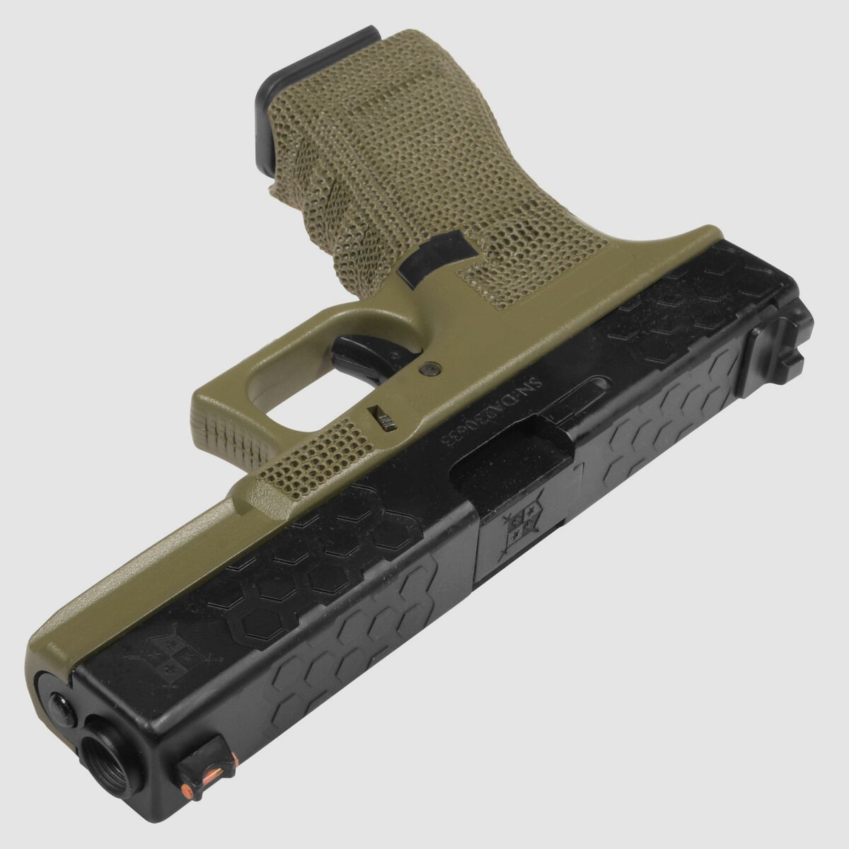 P03 GBB Airsoft Pistole in Oliv | Delta Armory