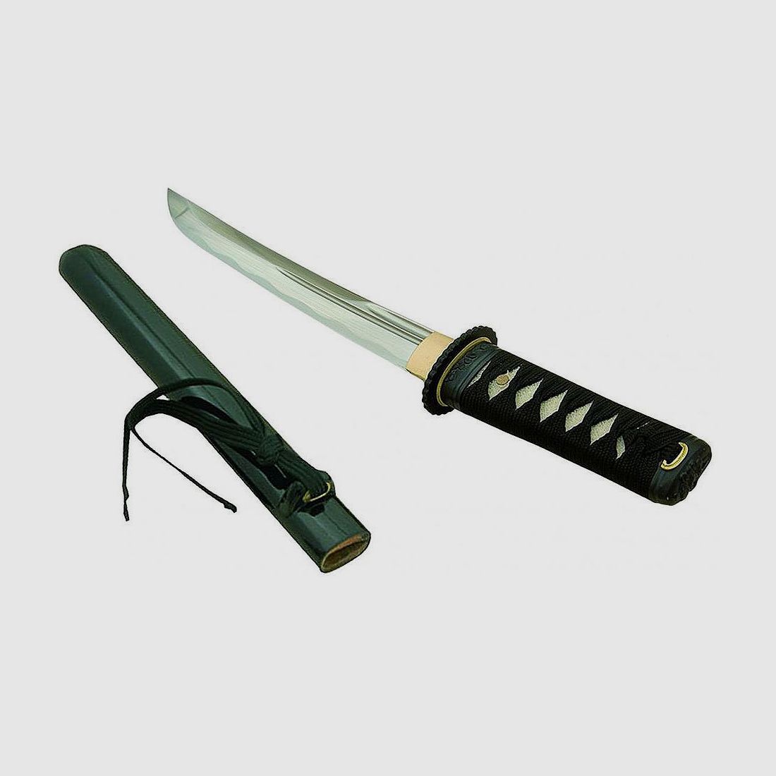 Tanto Fudoshin Tsuru mit lackierter Holz Saya