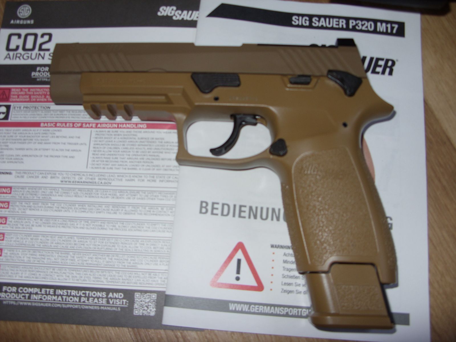 SIG SAUER P320 M17 Co2 Pistole Kaufdatum 13.10.2025