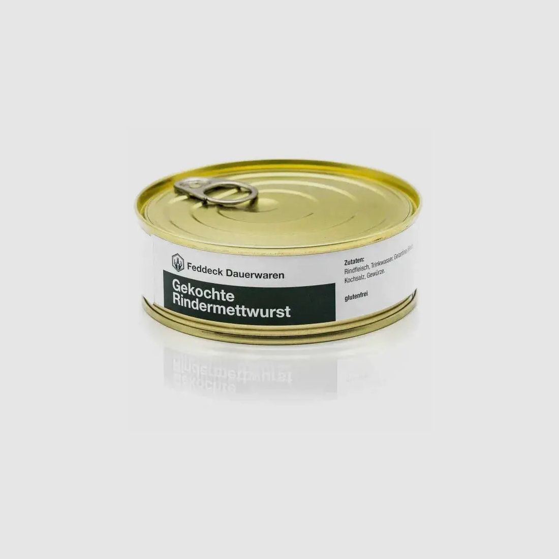 Feddeck biens durables Feddeck biens durables saucisse en conserve viande de boeuf mettwurst 200 g