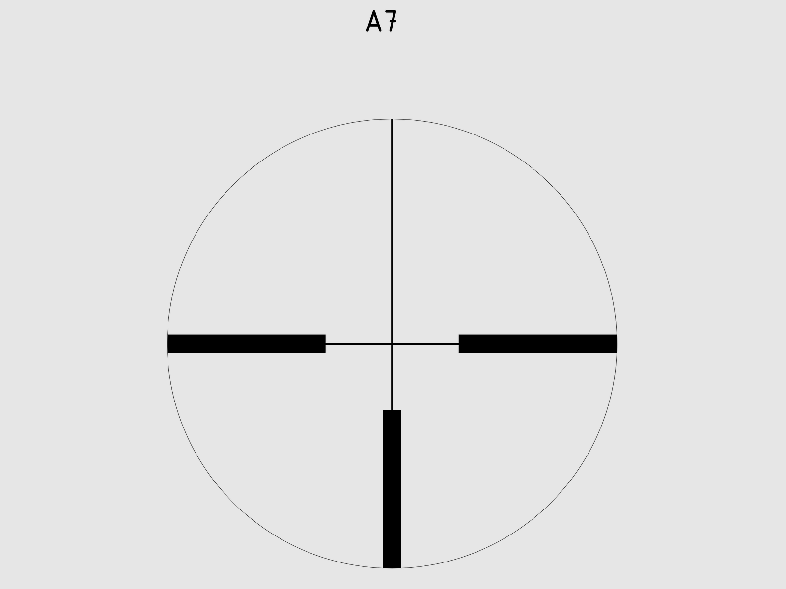 Schmidt and Bender riflescope 4-16x50 Classic LM A7 reticle