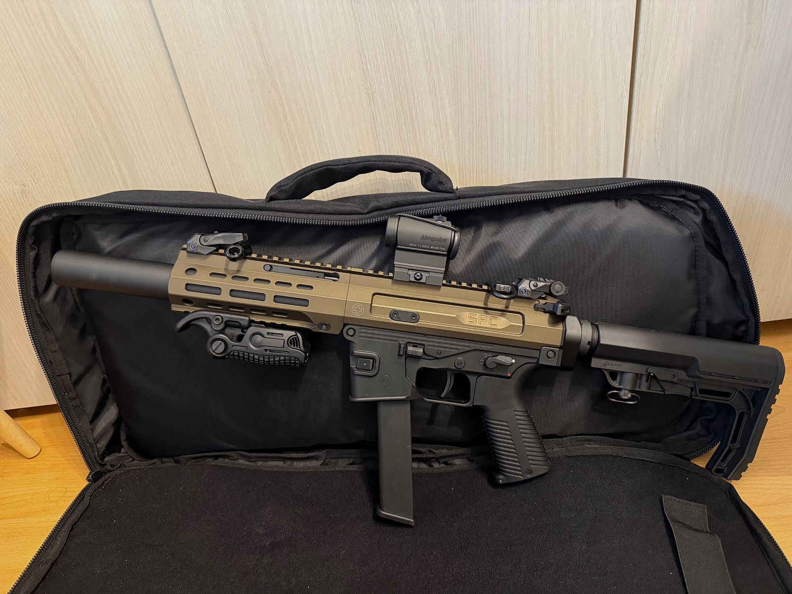 B&T SPC9 Pro SD - Farbe Bronze (Mitternachtsbronze) - Ultra selten, quasi neu!